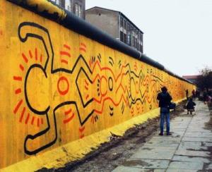 Haring Berlin wall